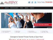 Tablet Screenshot of alcovyfitness.com